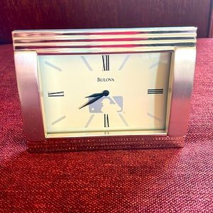 Vintage Bulova  MLB desk clock.